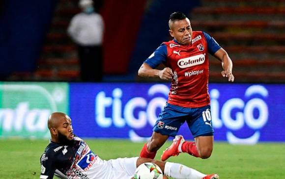 El último encuentro entre Independiente Medellín y Junior de Barranquilla en el estadio Atanasio Girardot finalizó 0-0. FOTO DIMAYOR 