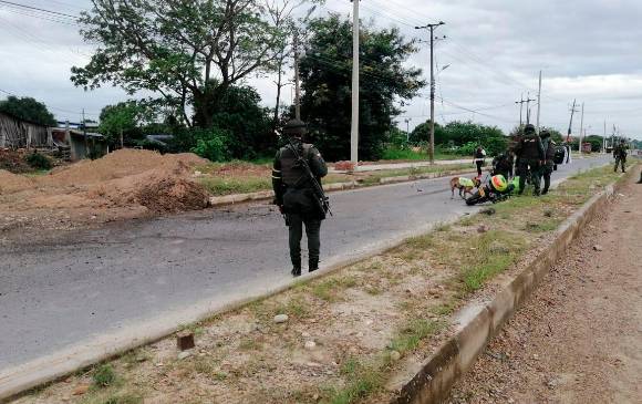 El ataque ocurrió a la salida del municipio de Saravena. FOTOS COLPRENSA