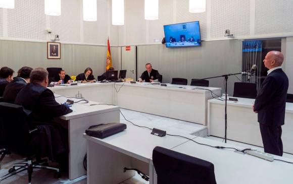 Hugo el ’Pollo’ Carvajal compareció voluntariamente ante la Audiencia Nacional española el pasado 20 de septiembre. Fue detenido el 9 del mismo mes en Madrid. FOTO EFE