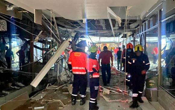 En el incidente no se registraron lesionados, informaron organismos de socorro de Medellín. FOTO Cortesía Twitter Dagrd