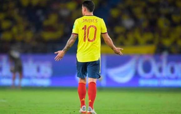 La Selección Colombia se encuentra en la cuarta posición de la tabla de posiciones de la Eliminatoria. James recibió el llamado de Rueda. FOTO INSTRAGRAM JAMES RODRÍGUEZ 