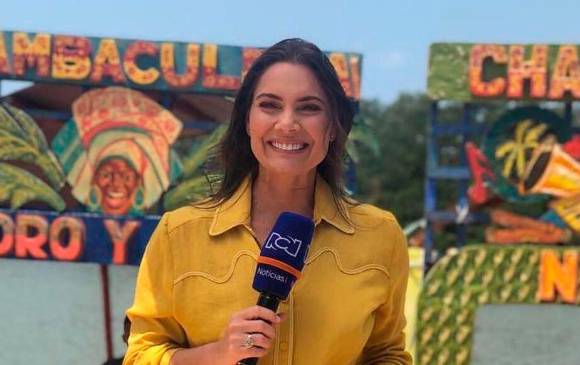 Imagen de la periodista y presentadora Jessica de la Peña. FOTO Tomada de Twitter