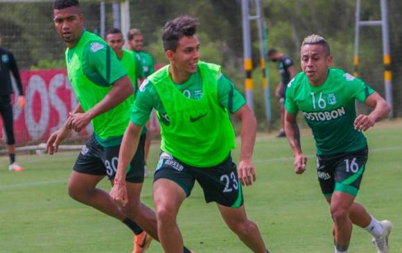 Álex Castro, otra de las bajas que tendrá Nacional ante Guaraní. FOTO ATLÉTICO NACIONAL