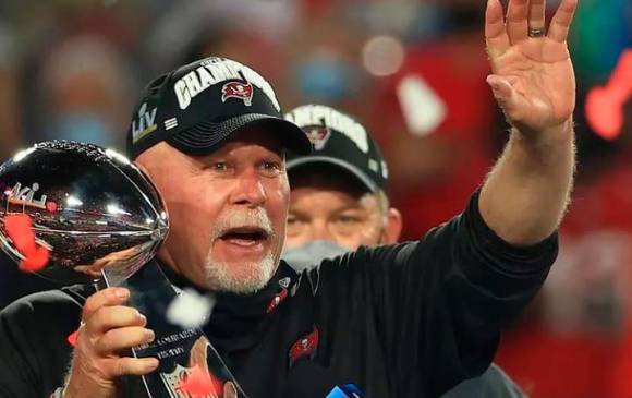Bruce Arian se coronó campeón con Tampa Bay Buccaneers del Super Bowl LV 2020. FOTO INSTAGRAM BRUCE ARIAN