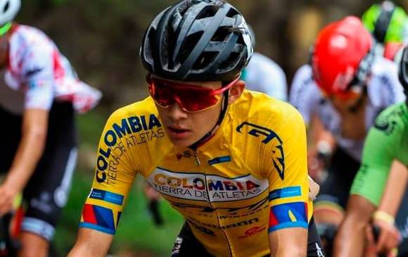 El ciclista boyacense Juan Carlos López Moreno, hermano de Superman López fue fichado por Astana. FOTO CORTESÍA FEDECICLISMO