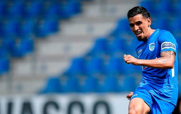 El antioqueño Daniel Muñoz, quien pasó por Águilas Doradas y Atlético Nacional, es una de las figuras del Genk en el fútbol de Bélgica. FOTO TOMADA @KRCGenkofficial