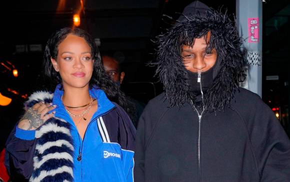 Rihanna y A$AP Rocky han sido fotografiados en Nueva York. FOTO Getty