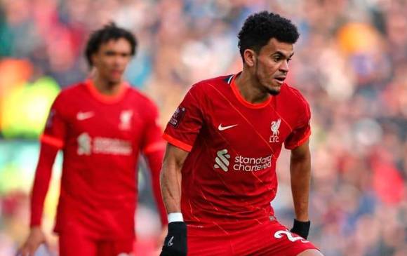 Luis Díaz ingresó al minuto 58 del encuentro entre el Liverpool y el Cardiff. FOTO INSTAGRAM LUIS DÍAZ 