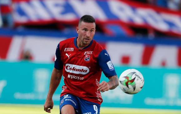 El argentino de 31 años de edad llegó al DIM como un desconocido, pero a punta de goles se ha encargado de hacerse sentir en el fútbol profesional colombiano. FOTO JUAN ANTONIO SÁNCHEZ.