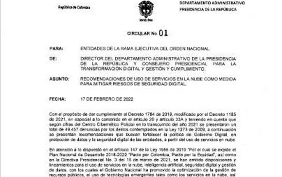 Colombia blinda sus fronteras digitales con ayuda internacional