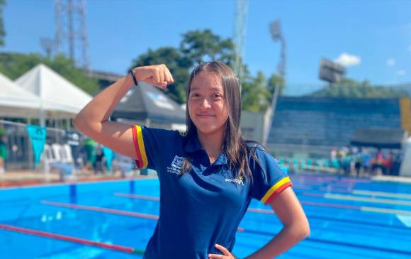 La natación es sinónimo de vida para Carolina. FOTOS cortesía Comité Paralímpico Colombiano