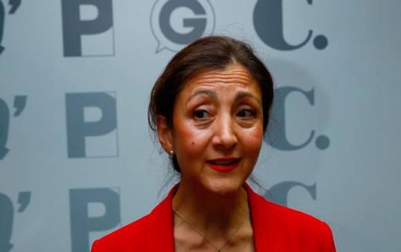 Ingrid Betancourt en el Debate de las Regiones, en la sede de EL COLOMBIANO.