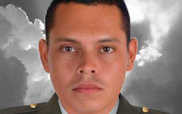 Patrullero Yimer Pardo Hernández, quien murió en el ataque armado del Eln. FOTO CORTESÍA POLICÍA