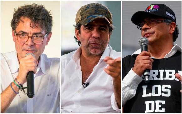 Alejandro Gaviria, Alejandro Char y Gustavo Petro FOTOS EL COLOMBIANO