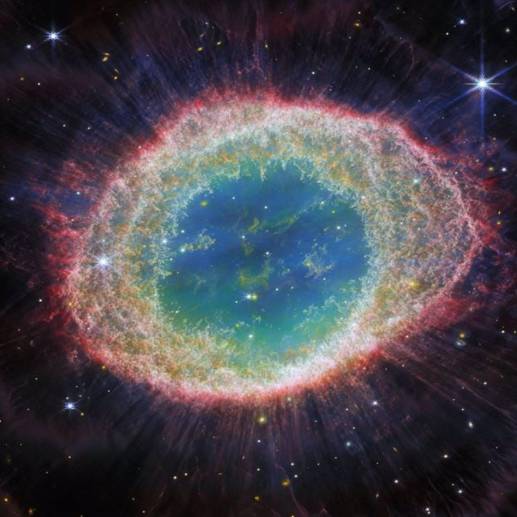 Esta es la Nebulosa del Anillo en su máximo detalle. FOTO: Nasa