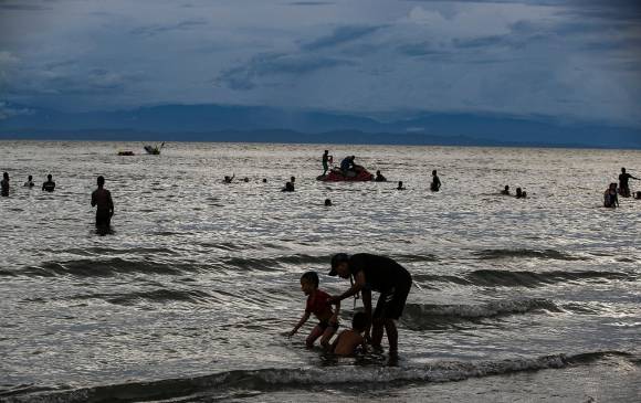 Según Migración Colombia, los flujos migratorios de los últimos 15 años en Necoclí suman 188 mil personas. FOTO: MANUEL SALDARRIAGA.