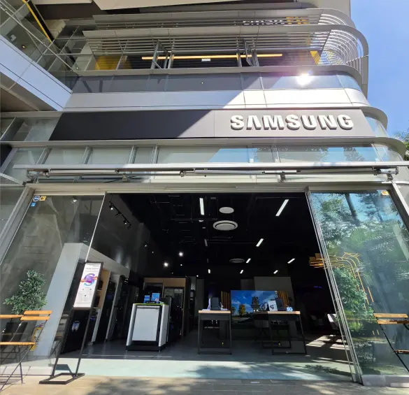 Centro de experiencias de Samsung en Milla de Oro, el más grande del país. Foto: Cortesía. 