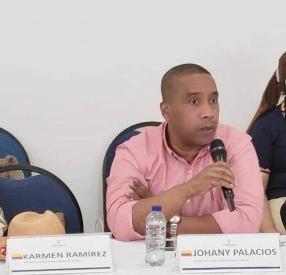 Jhoany Carlos Alberto Palacios Mosquera fue gobernador del Chocó entre 2016 y 2019. FOTO CORTESÍA 