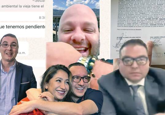 <p>De izquierda a derecha: Juan David Palacio, Miguel Quintero, Álvaro Villada, Vanesa Álvarez y Sebastián Ortega, todos procesados por el caso del Amva y los Bomberos.<b><span class="mln_uppercase_mln"> </span></b></p><p>FOTO<b><span class="mln_uppercase_mln"> EL COLOMBIANO</span></b></p>