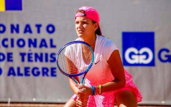 La deportista antioqueña se radicó hace cerca de cinco años en Estados Unidos donde logra perfeccionar su tenis. FOTO cortesía