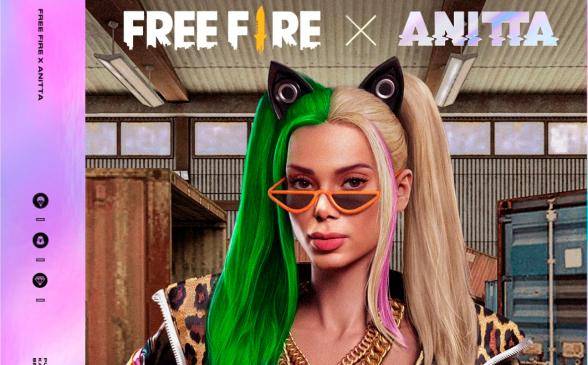 Anitta llega al videojuego Free Fire. FOTO Cortesía 