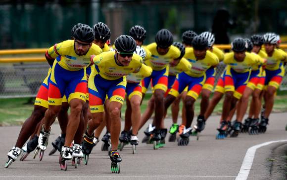 Los paisas Daniel Zapata y Pedro Causil son dos de las cartas fuertes que tiene el país para las pruebas de fondo y velocidad. FOTO cortesía fedepatin 
