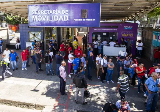 Foto de referencia de la secretaría de Movilidad de Medellín. Foto: Julio Cesar Herrera Echeverri.