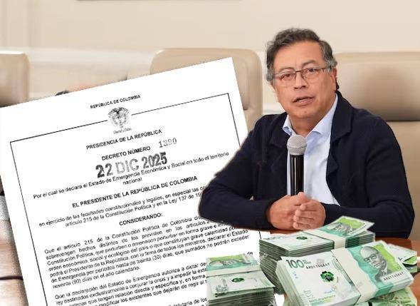 Gobierno declara emergencia económica. FOTO: El Colombiano