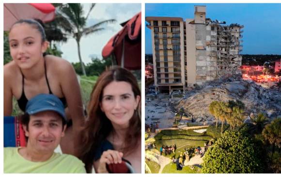 Esta es la fotografía con la que familiares y autoridades, buscan a los tres antioqueños que fueron reportados como desaparecidos en la emergencia registrada en Miami. FOTO CORTESÍA 