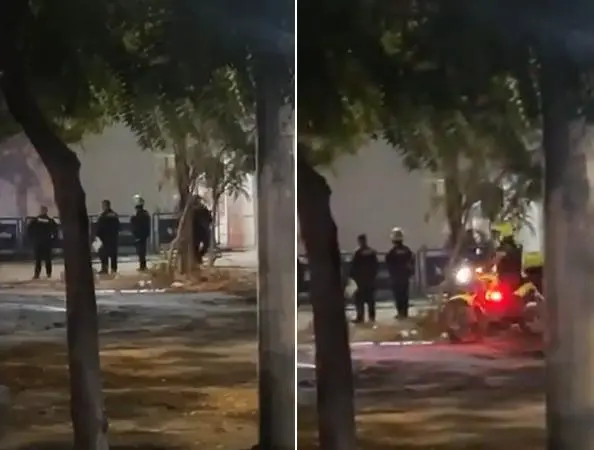 Un motín en un centro de detención de Santa Marta terminó con la fuga de 25 reclusos. FOTO: Captura de Video X: @luisbeltrannoti