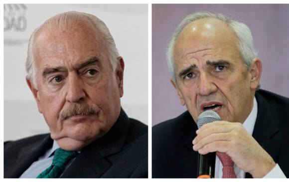 Los dos expresidentes revivieron sus diferencias que datan de varios años. FOTO Esteban Vanegas y Colprensa