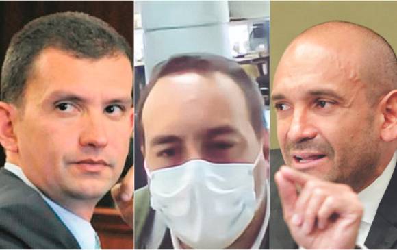 La Fiscalía radicó el escrito de acusación contra Emilio Tapia, Juan José Laverde y Luis Fernando Duque, procesados por el escándalo de Centros Poblados. FOTO Cortesía