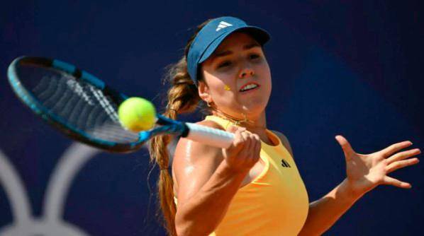 Camila Osorio realizó una presentación histórica para Colombia en el tenis femenino de los Juegos Olímpicos de París. FOTO AFP