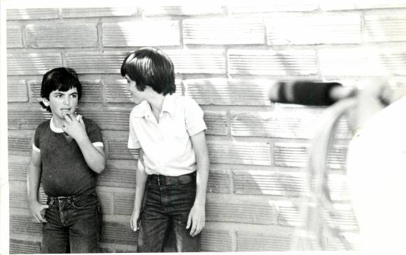 Imagen de las grabaciones de Cusumbo en los años 80. FOTO EL COLOMBIANO
