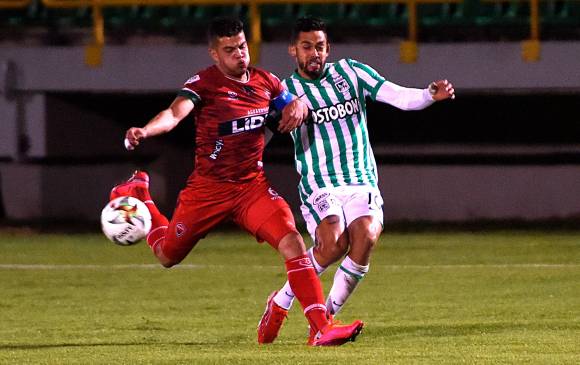 Imágenes del último encuentro entre Nacional y Patriotas, que se disputó en Tunja el pasado 15 de agosto por la fecha 5 de la Liga Betplay-2 y ganó el conjunto antioqueño por 3-0. FOTO dimayor