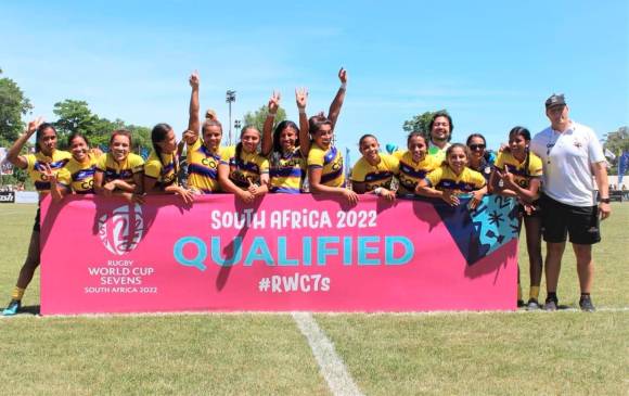 Este es el equipo Tucanes de Colombia que logró la clasificación al Mundial del próximo año. El entrenador y nueve jugadoras son antioqueños. FOTO cortesía 