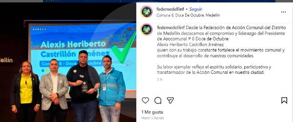 ¿Por qué premiaron a líder comunitario en líos por caso de desgreño en el manejo del Presupuesto Participativo?