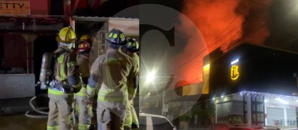 Bomberos controlan voraz incendio en Rionegro: varios locales afectados