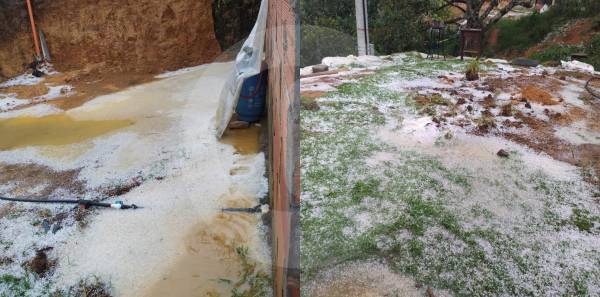 Fuerte granizada dejó a 30 familias damnificadas en Guarne, Antioquia