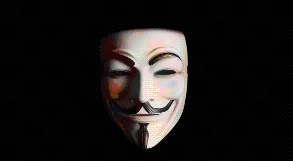 La famosa mascará de Anonymous, utilizada alrededor del mundo para cometer diferentes delitos. FOTO: REDES SOCIALES