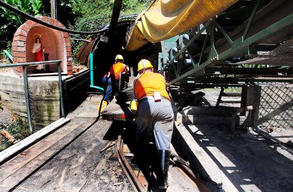 Esta es reconocida como una de las minas más tecnificadas del país y ha sido la mayor fuente de empleo formal en Amagá. FOTO: Archivo EL COLOMBIANO, Robinson Sáenz