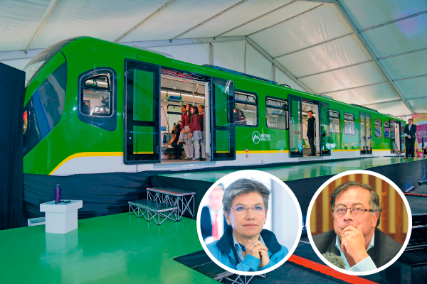 Actualmente, la construcción de la primera línea del metro presenta un avance del 20 %. Se prevé que estará listo en 2028. Sin embargo, Petro y López están enfrascados en discusiones que retrasarían el cronograma. FOTO Colprensa