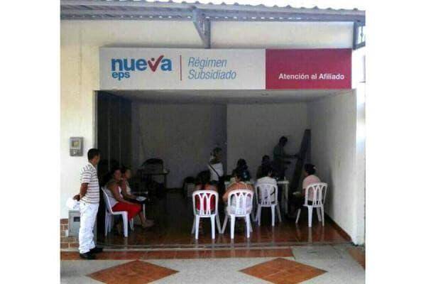 La Nueva EPS, entidad señalada por la madre de Kevin Acosta por presuntas demoras en la autorización de medicamentos y traslado del menor. FOTO: Colprensa.