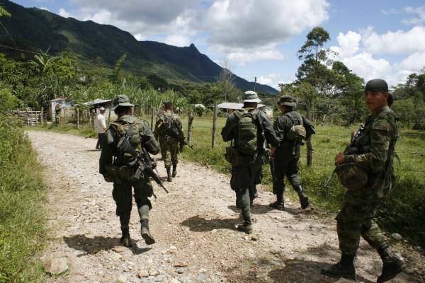 Este miércoles continúan en Concordia, suroeste de Antioquia, los operativos de control de la Policía y el Ejército Foto archivo: Manuel Saldarriaga Quintero