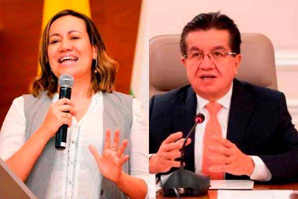 La ministra Carolina Corcho también fue una férrea opositora de la gestión de Fernando Ruiz al frente de la cartera de salud. FOTO: Esneyder Gutiérrez y Colprensa