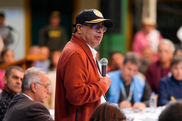 El mandatario advirtió que con el narcotráfico “no se puede negociar el poder, sino que es el poder judicial el que tiene que negociar con ese tipo de organizaciones”. FOTO: PRESIDENCIA