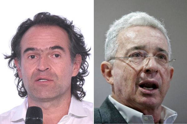 Álvaro Uribe pidió que se le preste atención a la seguridad de Federico Gutiérrez. FOTOS: ARCHIVO Y COLPRENSA