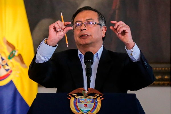 Gustavo Petro, presidente de Colombia. FOTO: Colprensa.