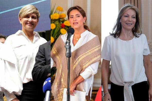 Las últimas tres primeras damas han sido designadas como “embajadoras de Misión Especial”. FOTO: Colprensa