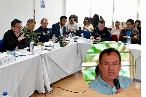 El ministro instaló estos PMU en 65 municipios y 14 departamentos. FOTO: Colprensa y Ministerio del Interior